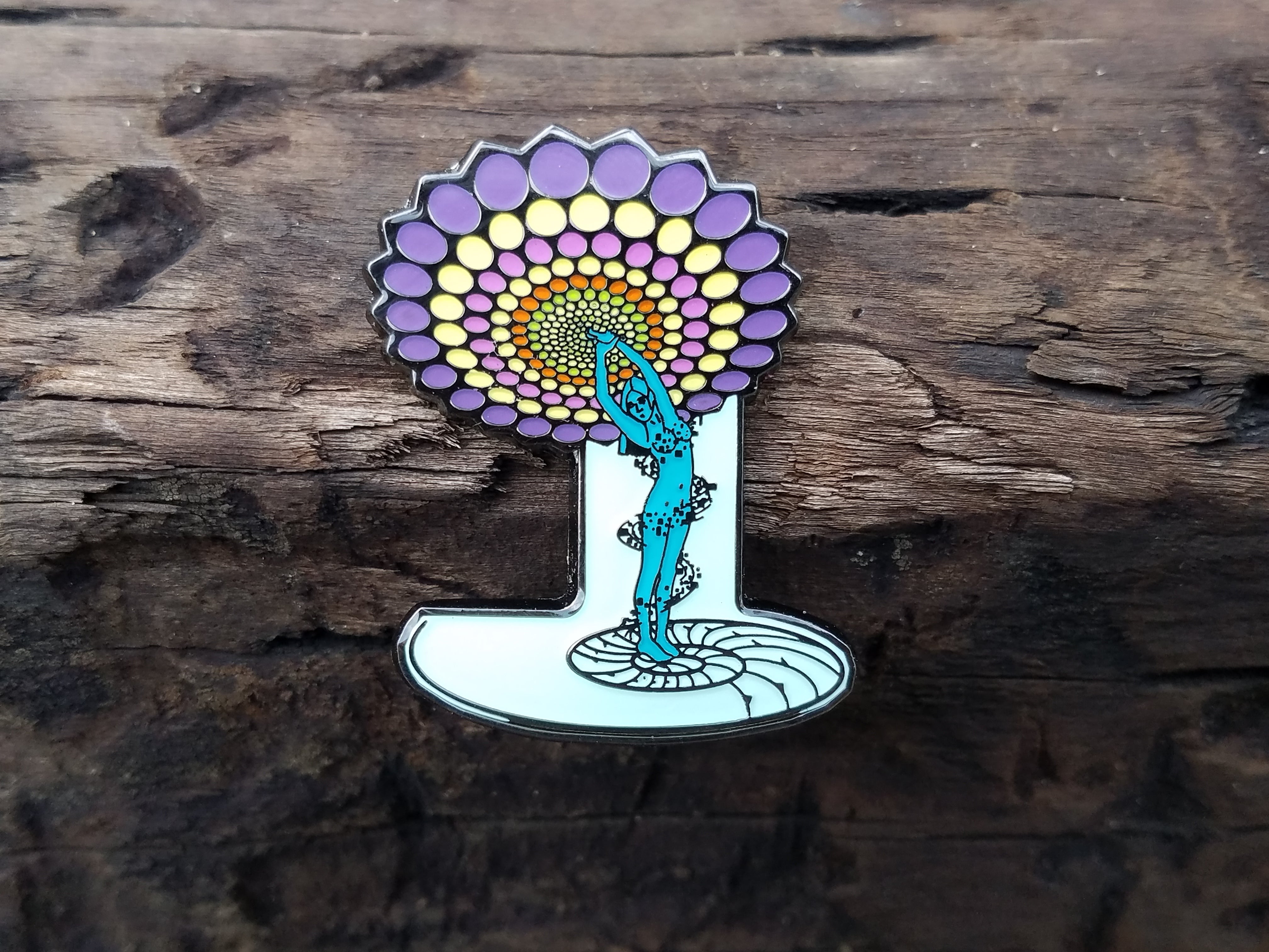Lapel Pin - Within You, Without You - Fractal Spirit