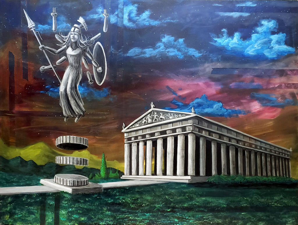 Painting - "The Parthenon"