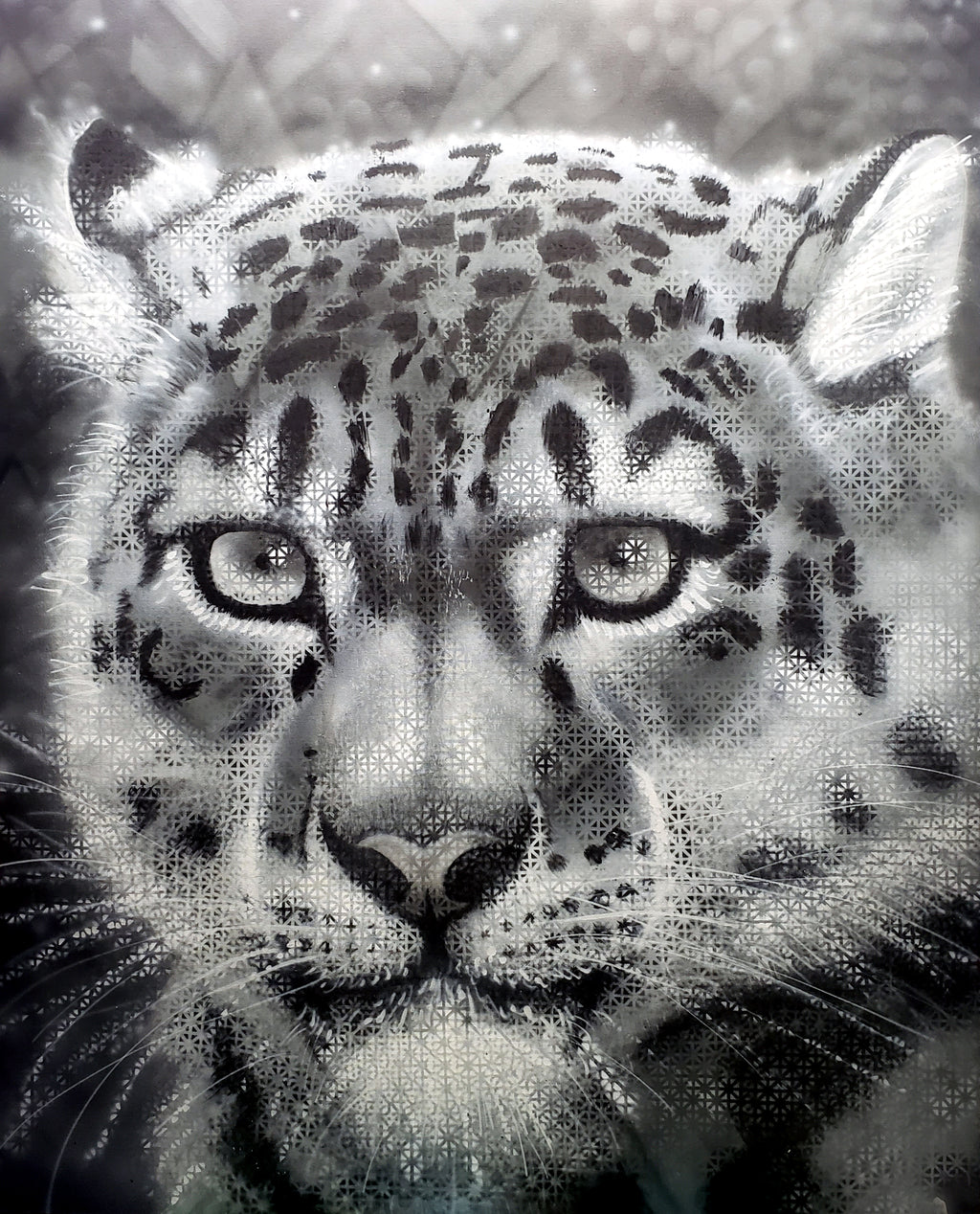 Painting - "Snow Leopard"