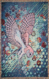 Blanket - Barn Owl - Fractal Spirit
