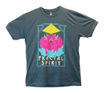 Shirt (Screen Print) - Crystal Elephant Mandala - Fractal Spirit